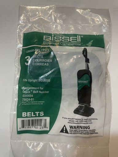 ORECK Belt 3 Pack (Bissell)