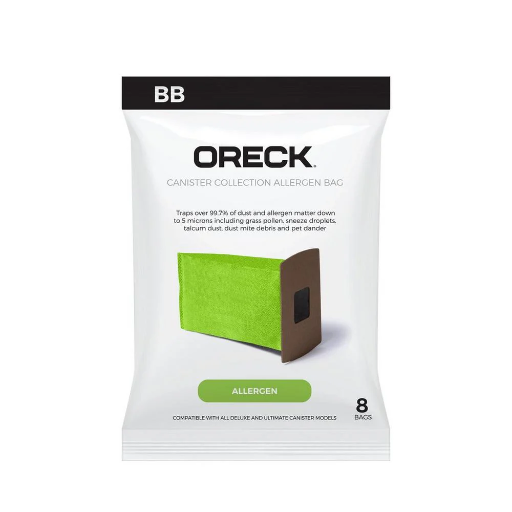 ORECK Handheld Filtration Bags for Buster B (8 pack)